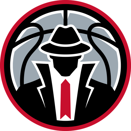 Meter Mafia logo: a mobster in a fedora in front of a basketball